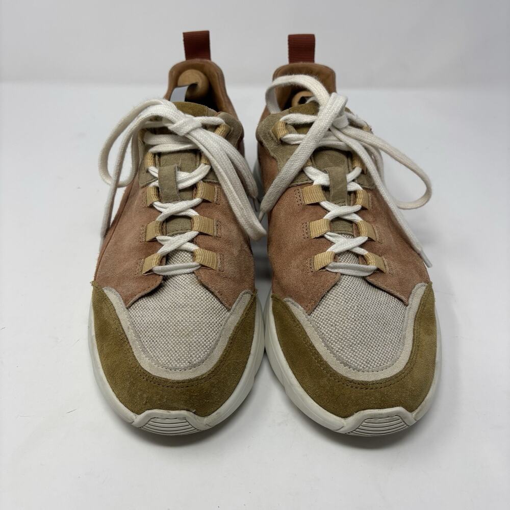 Sezane Sama Sneakers Suede Les Souliers Shoes Women’s Size 10 VTG BOHO Gorpcore